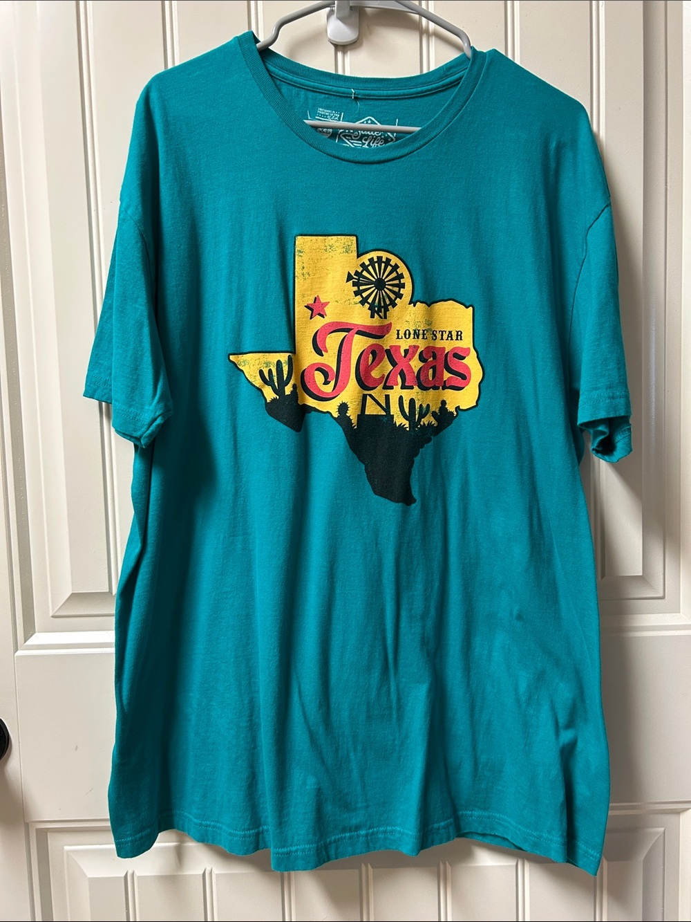 Lone Star Texas Teal Graphic T-Shirt